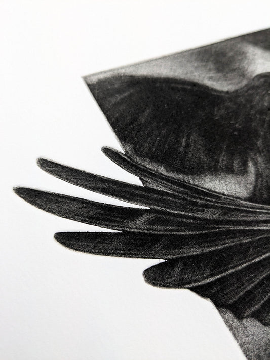 In Their Keeping - Original Mezzotint and Debossing