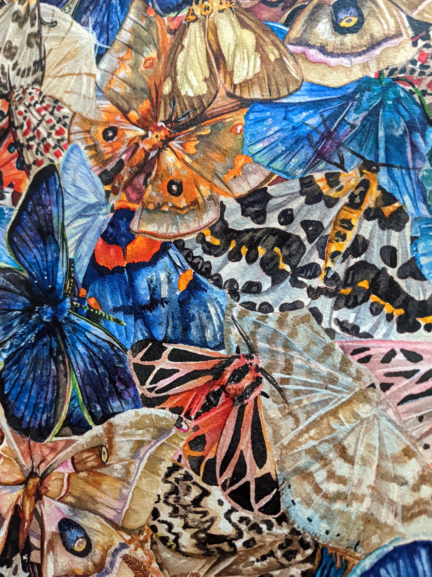 The Flame – Original Acrylic Ink Painting