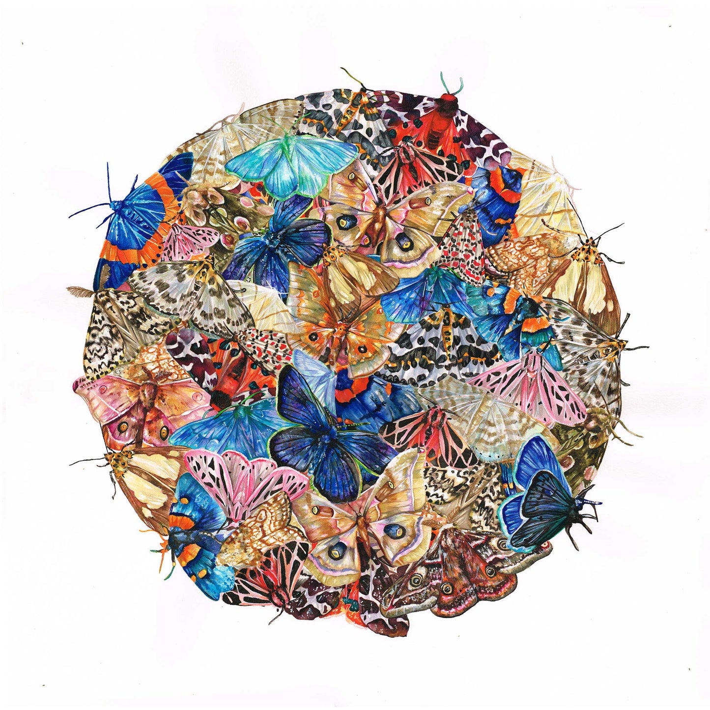 The Flame – Original Acrylic Ink Painting