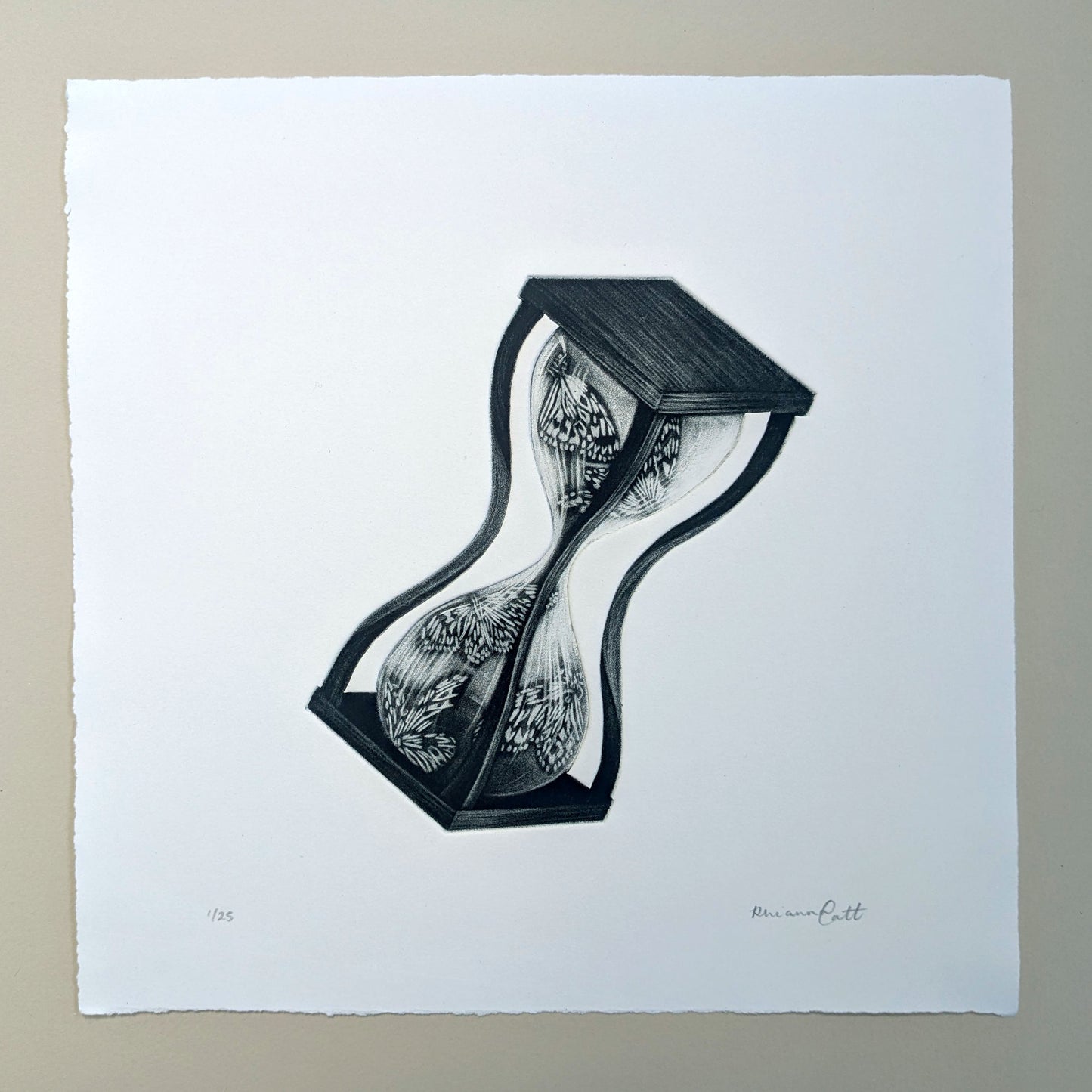 Glass House - Limited Edition Mezzotint and Debossing