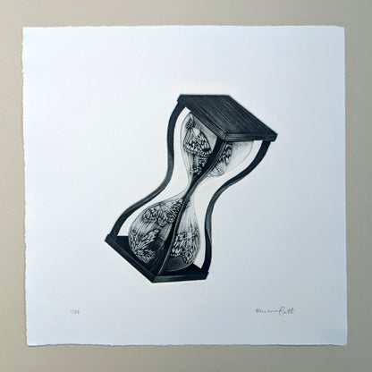 Glass House - Limited Edition Mezzotint and Debossing