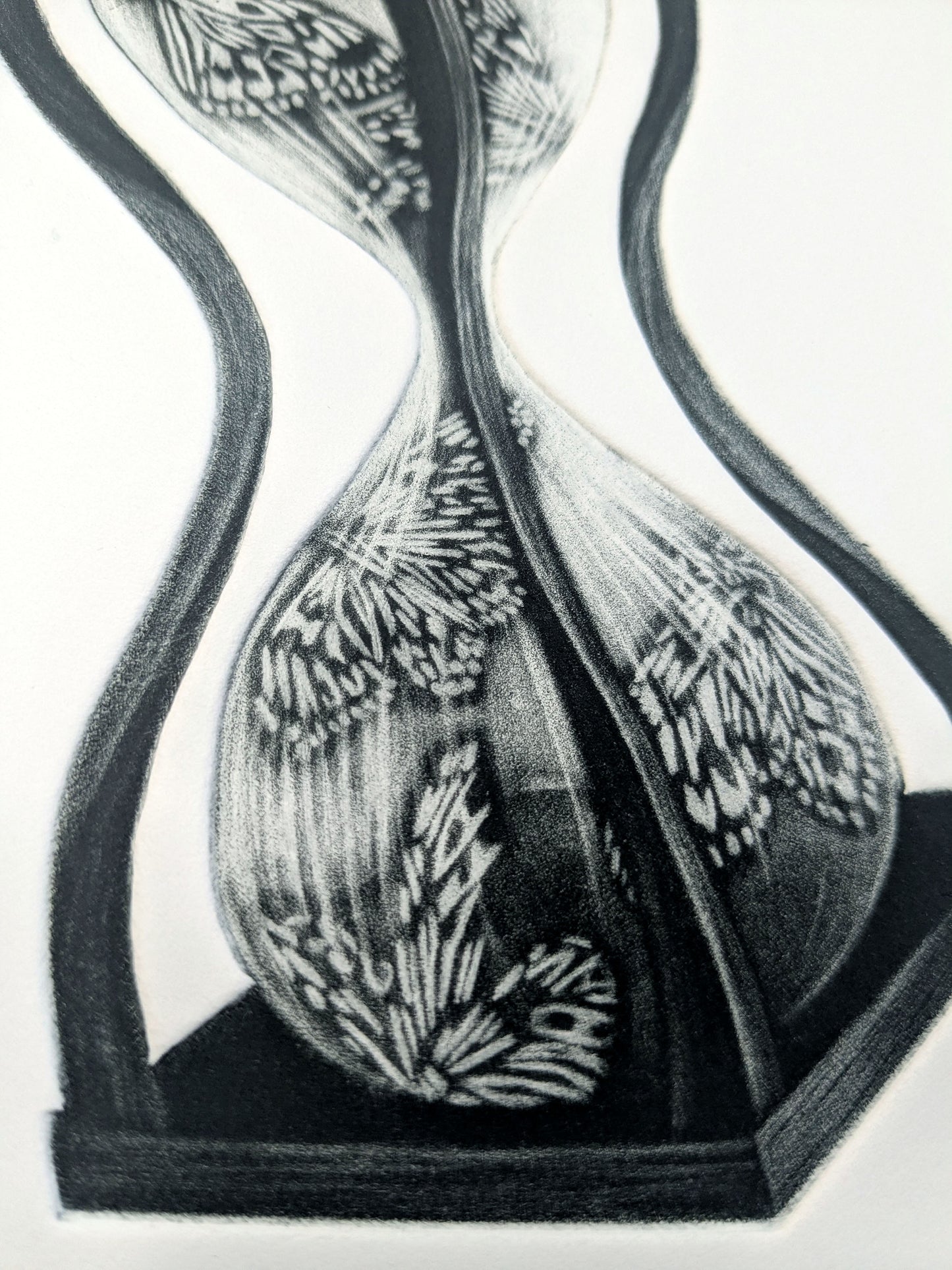 Glass House - Limited Edition Mezzotint and Debossing