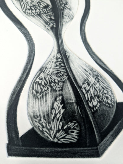 Glass House - Limited Edition Mezzotint and Debossing