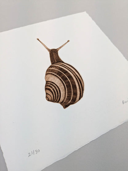 Wait and See - Limited Edition Mezzotint and Debossing