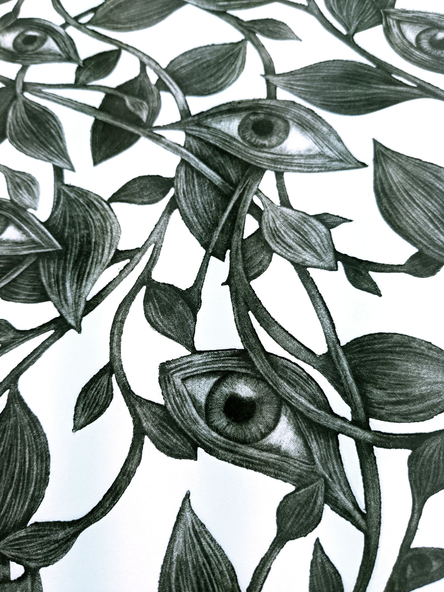 What the Leaves Remember - Limited Edition Mezzotint and Embossing