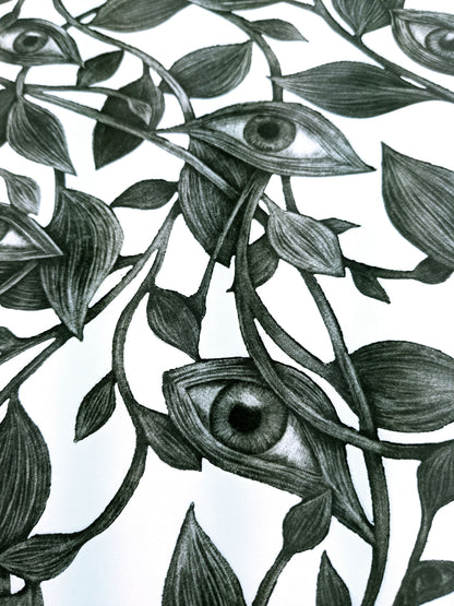 What the Leaves Remember - Limited Edition Mezzotint and Embossing