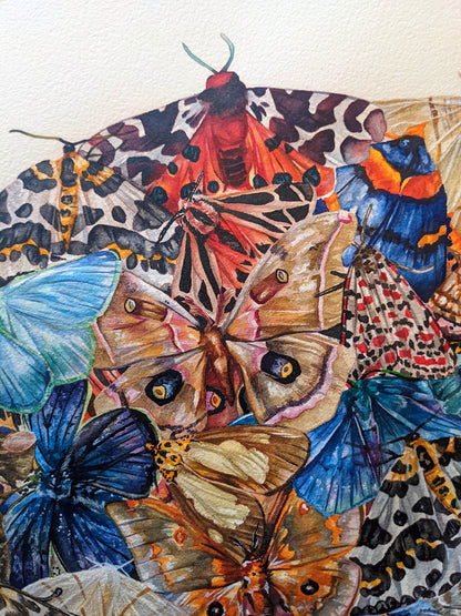 The Flame – Original Acrylic Ink Painting