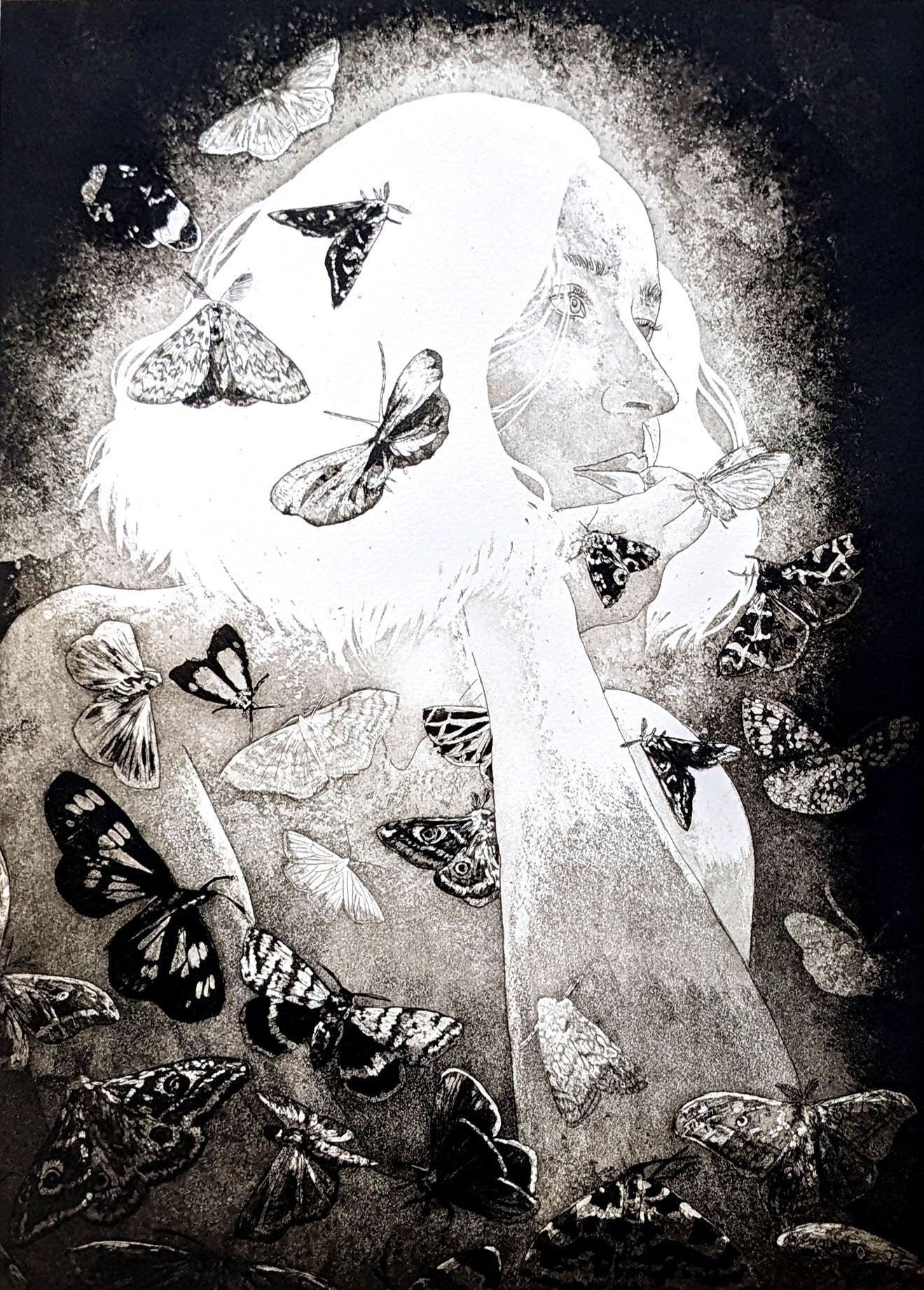 The Light that Burns Within - Limited Edition Etching with Aquatint